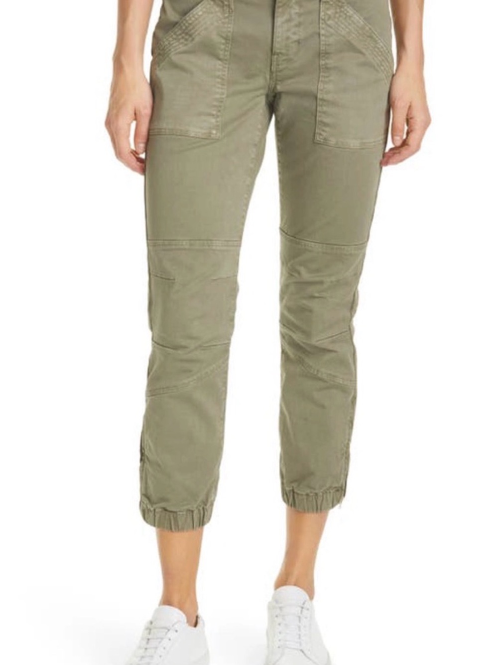 Frame Denim Light Olive Utility Pants